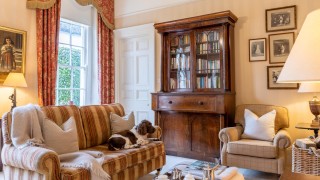 Afternoon tea in the library